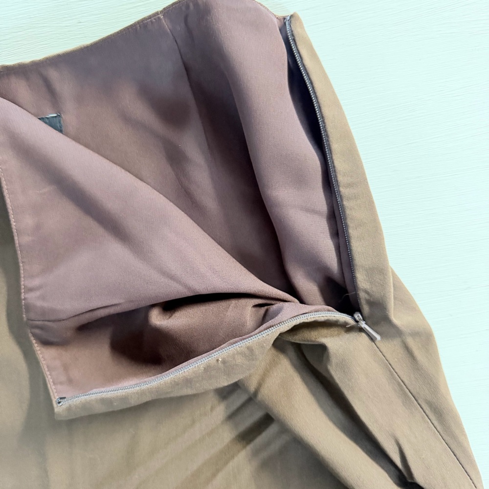 Jones New York Chocolate A-Line Skirt - Picture 6 of 9